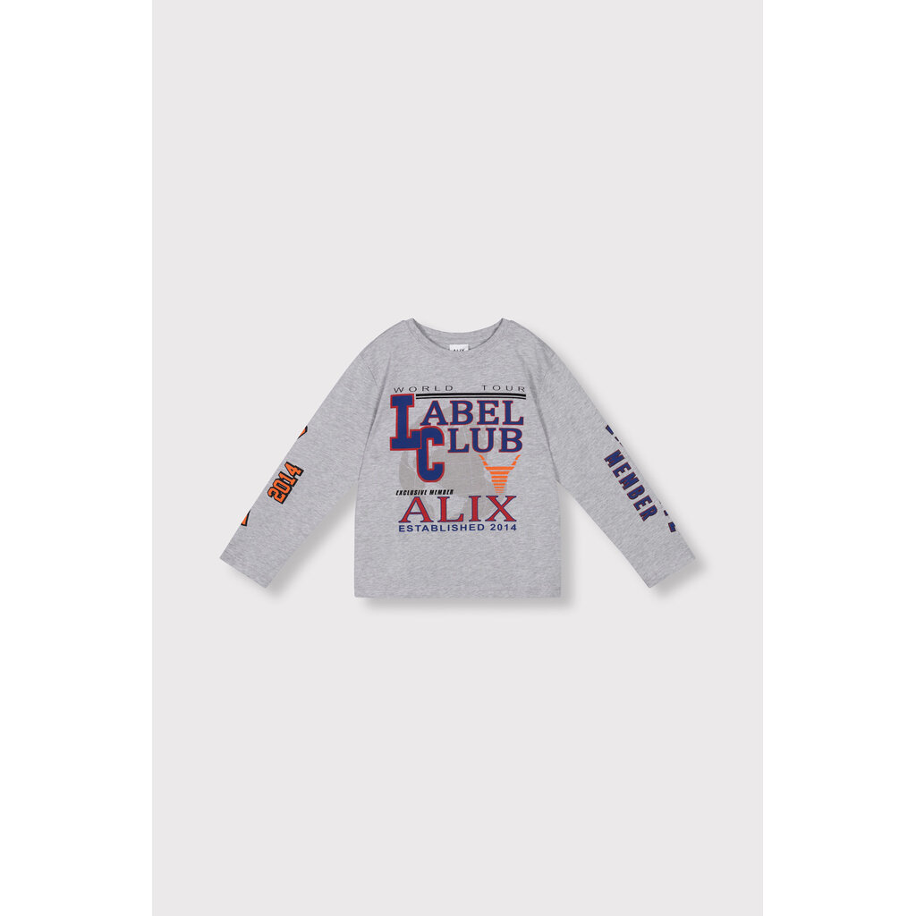 ALIX mini fancy artwork long sleeve 62603879492 light grey melange