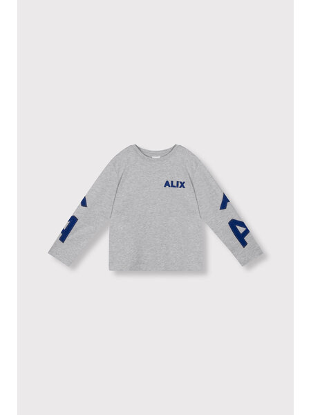 ALIX mini patches long sleeve 62603879493 light grey melange