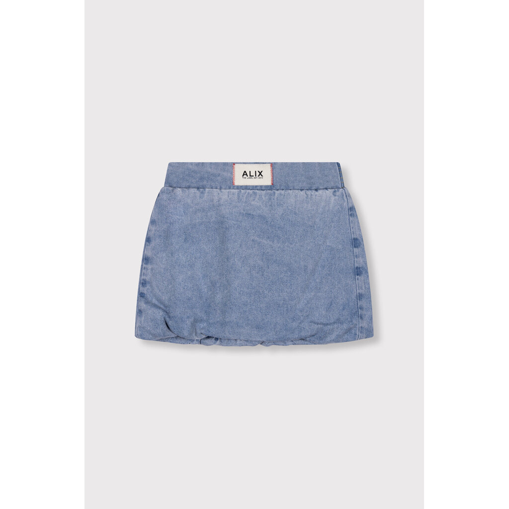 ALIX mini denim balloon skirt 62603298458