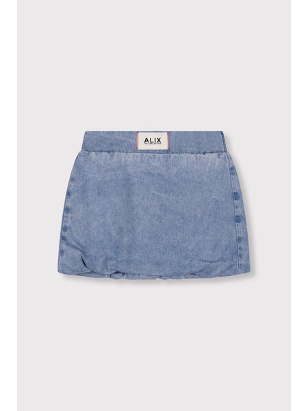 ALIX mini denim balloon skirt 62603298458