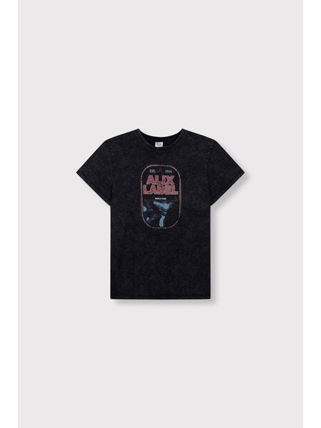 ALIX mini band t-shirt 62603819498 charcoal grey