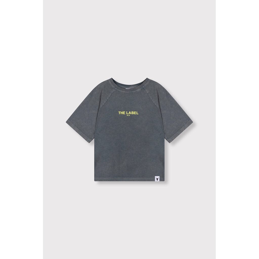 ALIX mini raglan logo t-shirt 62603885494  light grey
