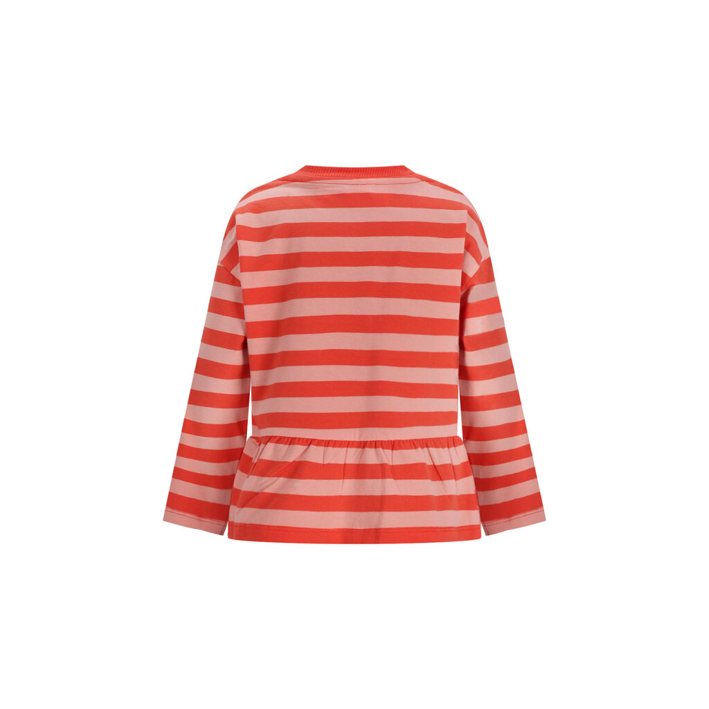The New Chapter T-shirt Loua D602-5452-947 Red Pink Stripes