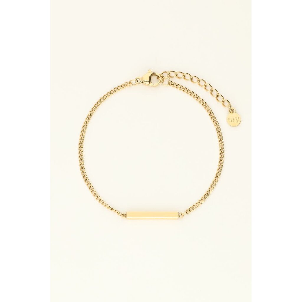 Bracelet balk MJ06376 Goud