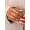  Ring bubble hooked MJ11646 Gold