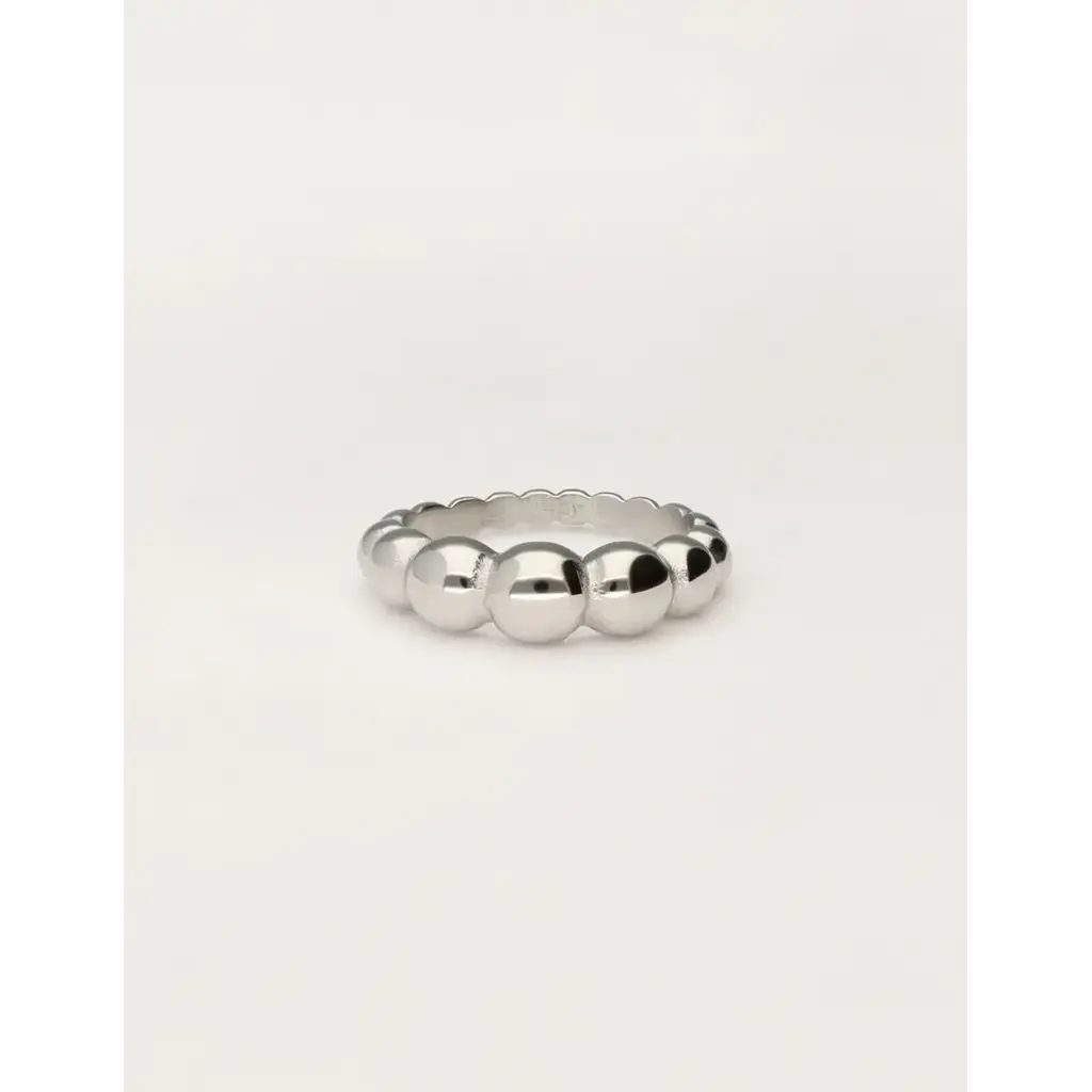 Ring bubble MJ11538 Zilver