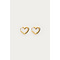  Earring heart hoops MJ10395 Gold