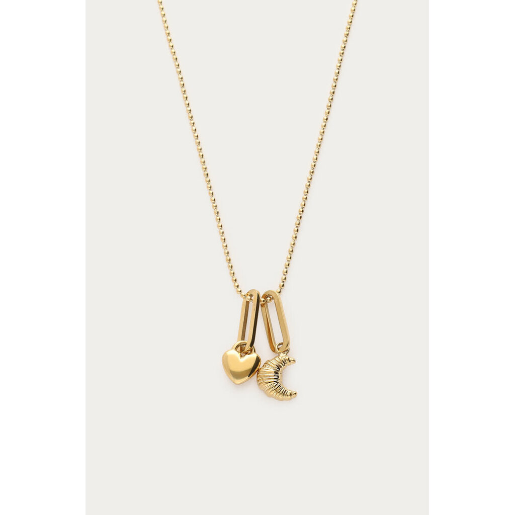 Ketting basic love long MJ15331 Goud