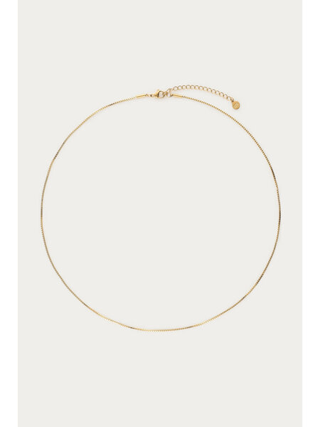 Ketting basic love short MJ15332 Goud