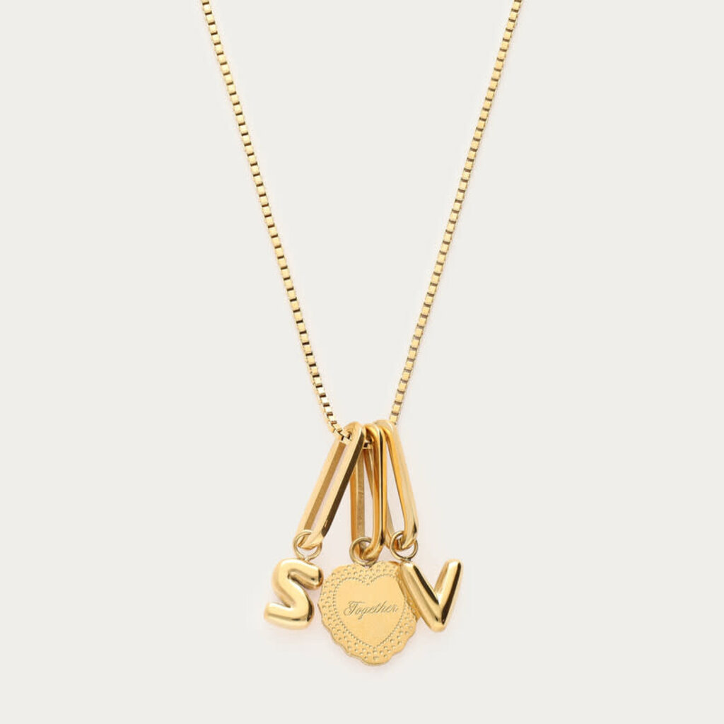 Necklace basic love short MJ15332 Gold