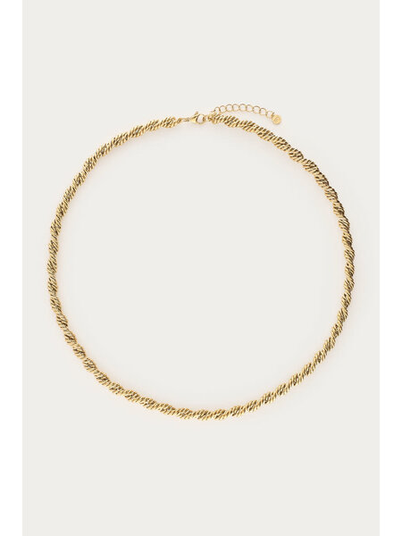 Necklace twisted chain big MJ14160 Gold