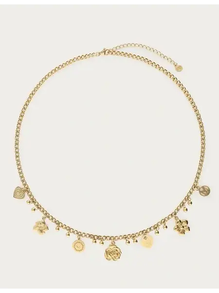 Necklace candy flowers MJ13755 Gold