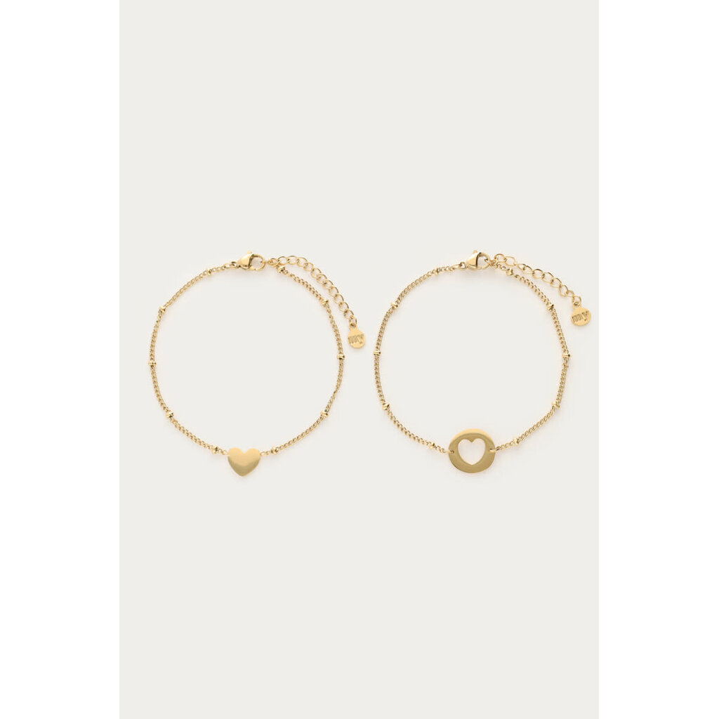Mother & Daughter bracelet MJ00888 goud