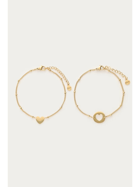 Mother & Daughter bracelet MJ00888 goud