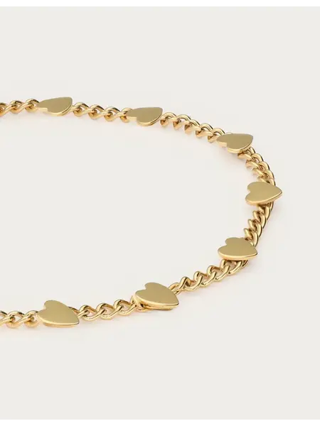 Bracelet chain heart MJ14681 Gold