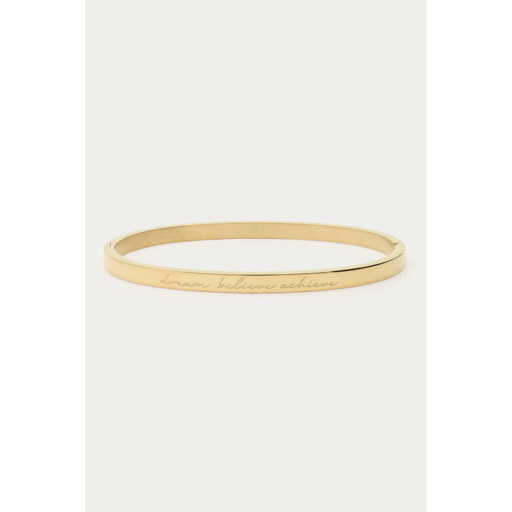 Bangle dream believe achieve MJ14132 Gold
