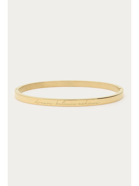 Bangle dream believe achieve MJ14132 Gold