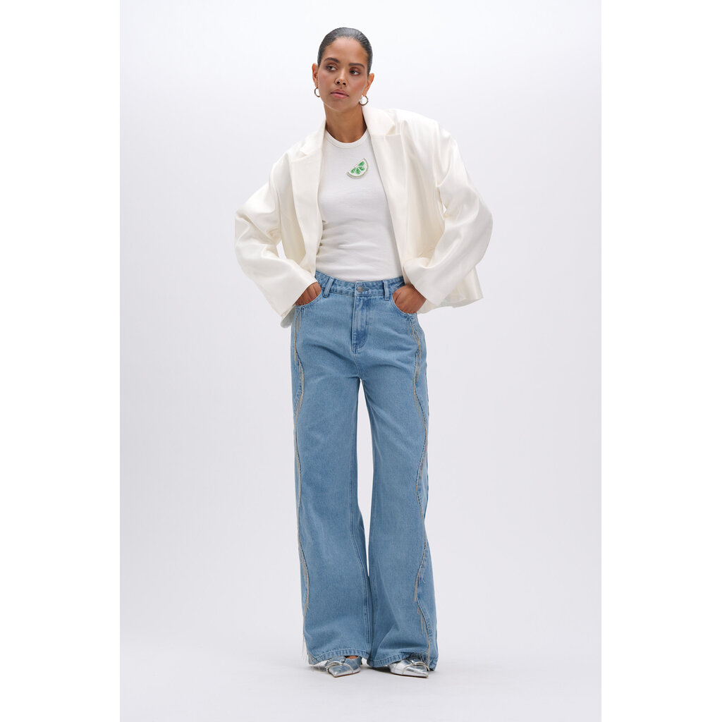 REFINED fringes denim pants PAYTON (R2603171931)