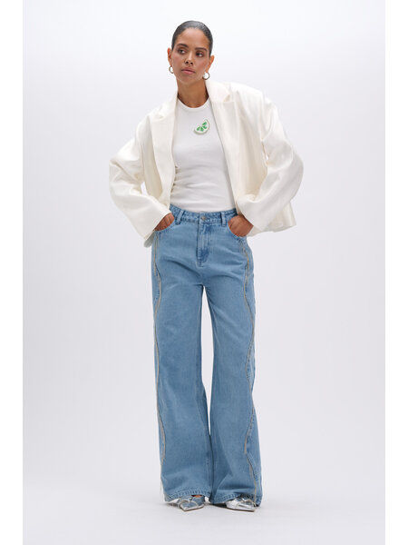 REFINED fringes denim pants PAYTON (R2603171931)