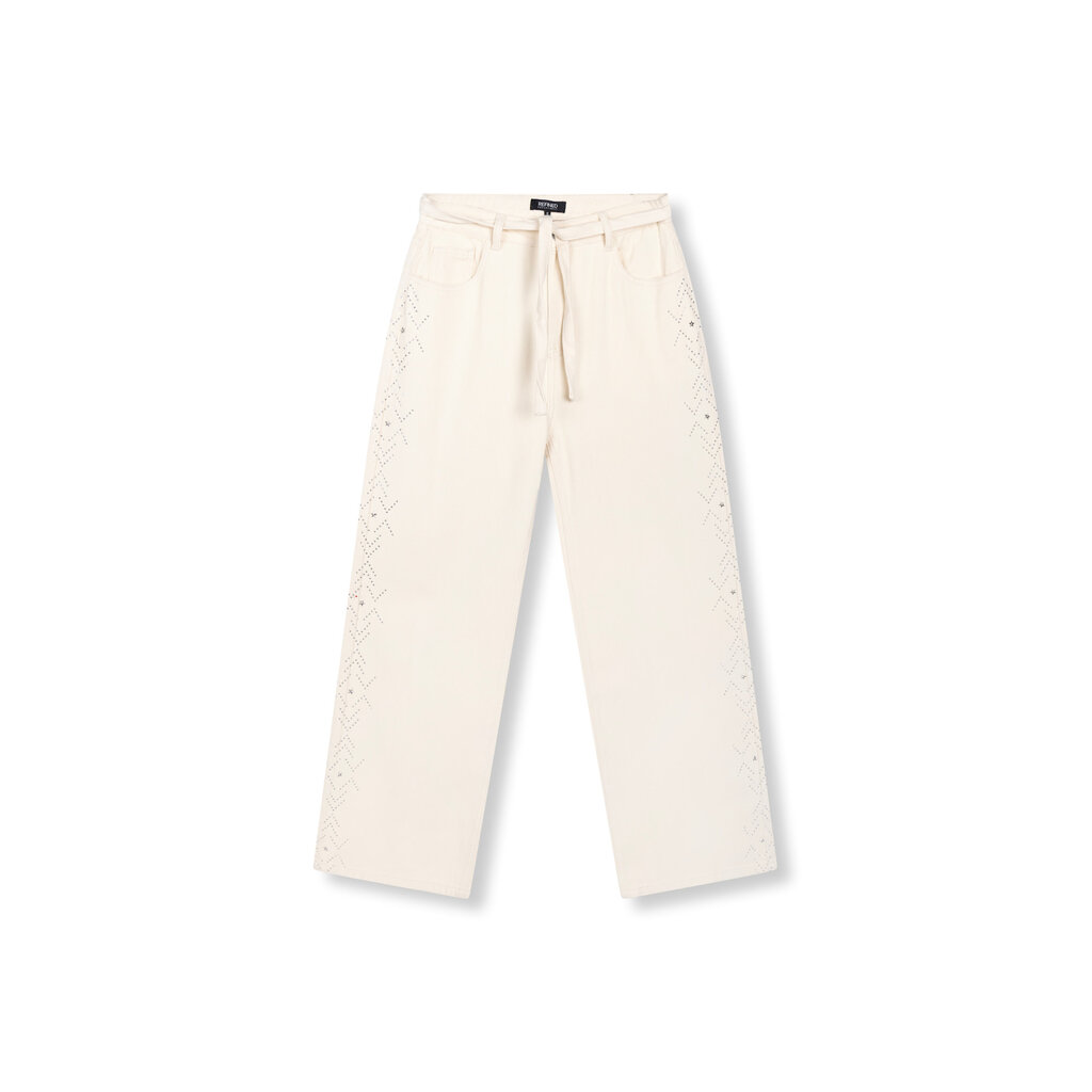 REFINED studs denim pants PAYTON (R2603178946) creamy white