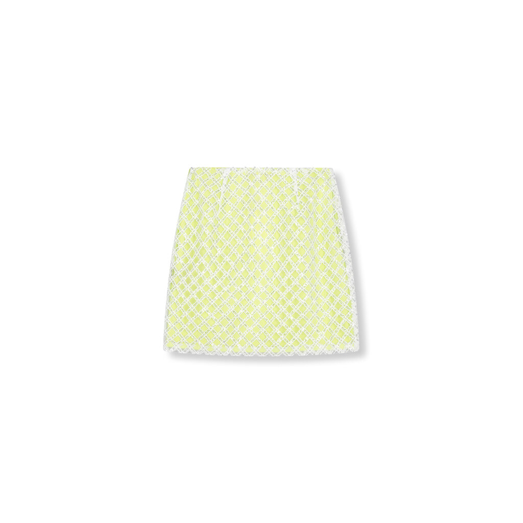 REFINED short sequin skirt YAEL (R2603266954) lime