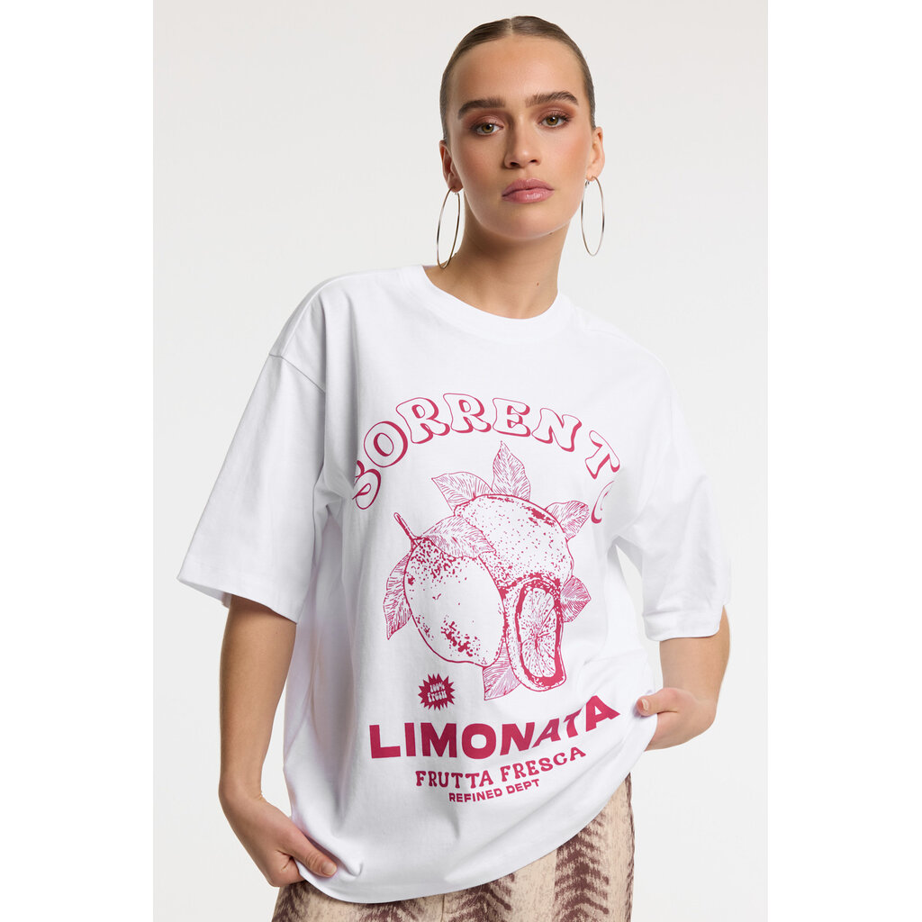 REFINED oversized t-shirt MAGGY (R2603711977) white