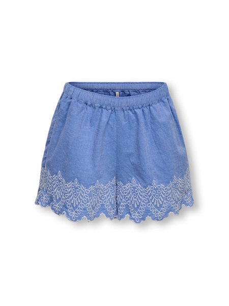 KIDS ONLY KOGTULUM EMB SHORTS WVN 15370055 Blue Bonnet Bright White EMB