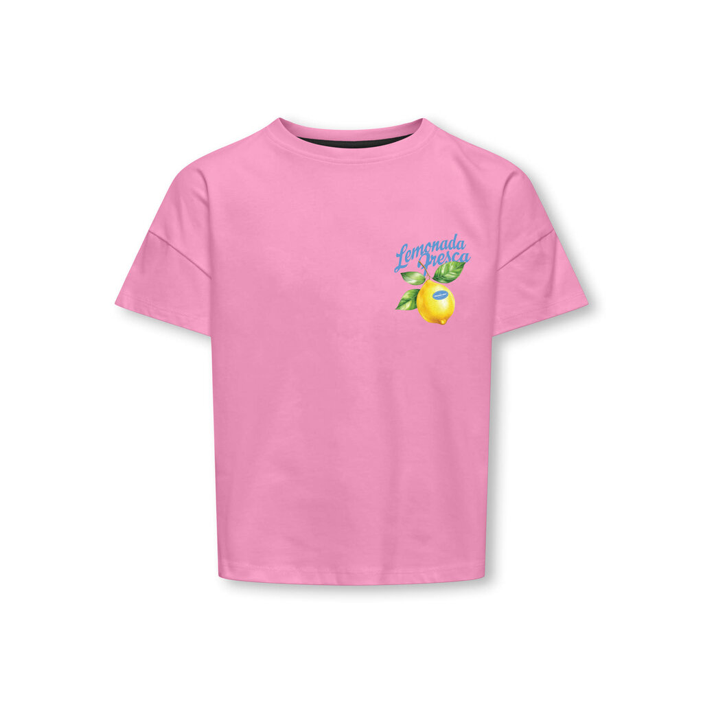 KIDS ONLY KOGMELLIE LIFE S/S LOOSE PRINT TOP JRS 15376066 Begonia Pink Lemon
