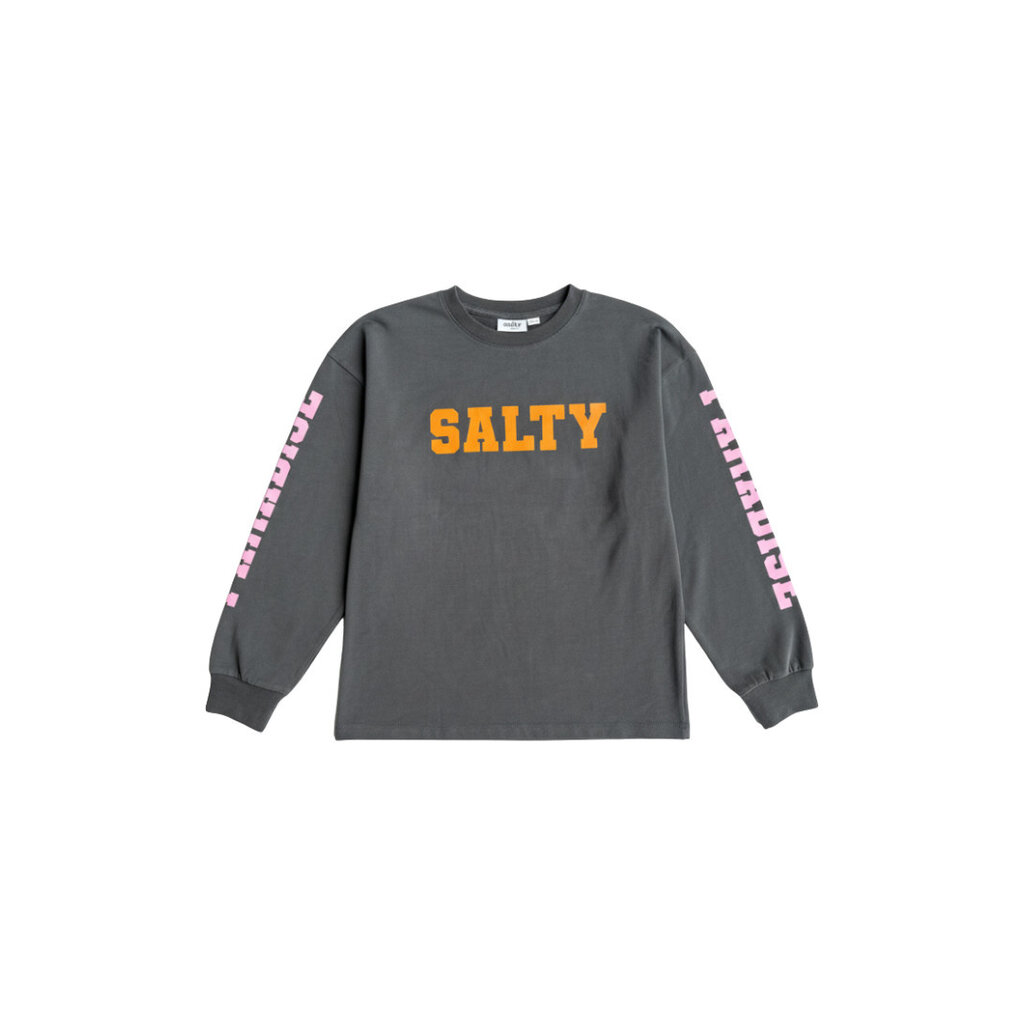 Salty Stitch Salty Paradise skater tee - Dark grey