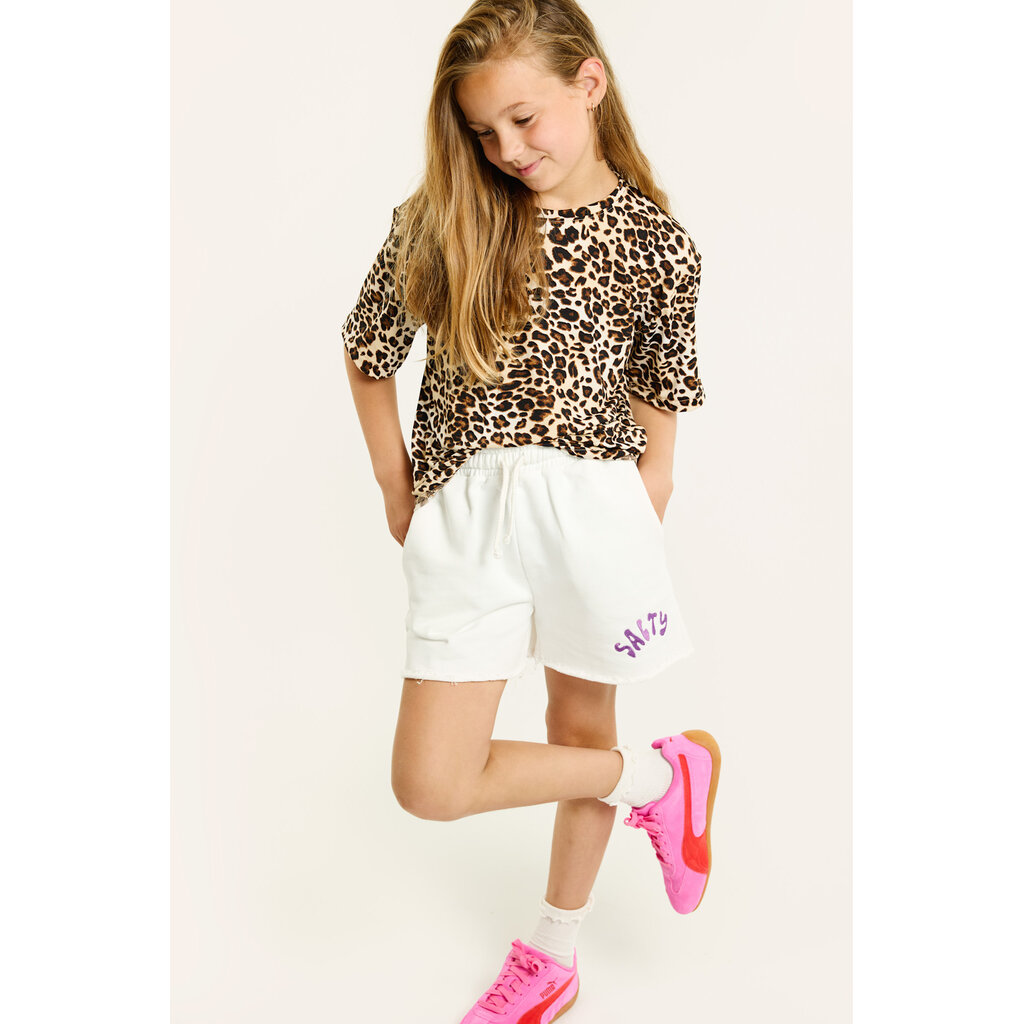 Salty Stitch Panther oversized tee