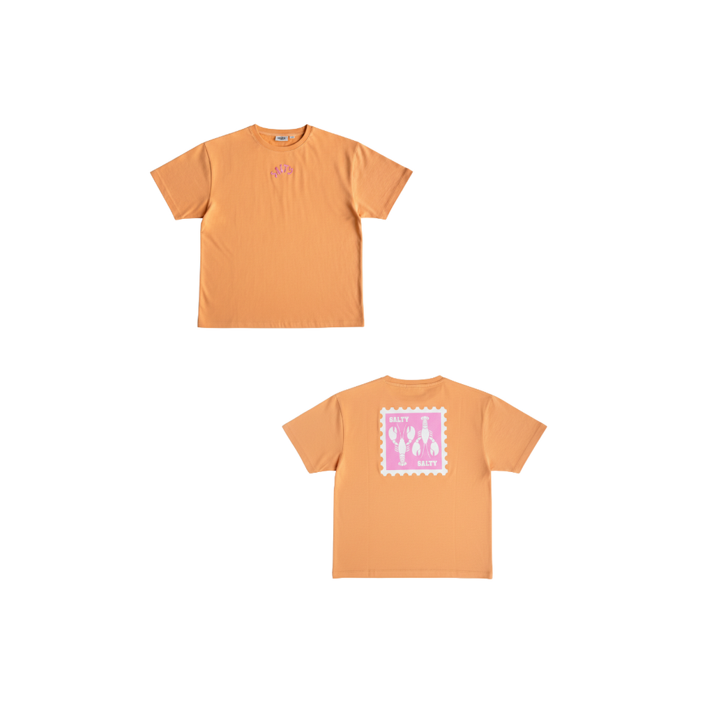 Salty Stitch Salty Lobster tee - Apricot