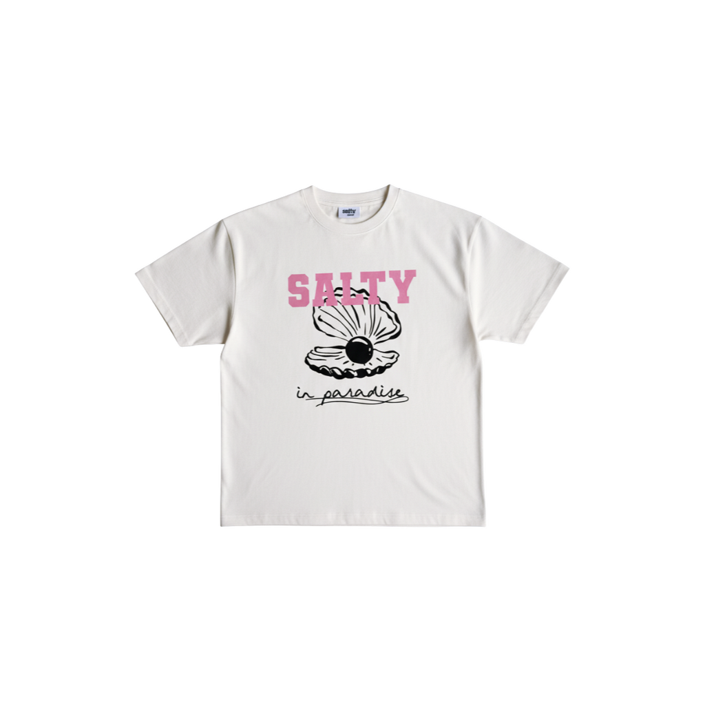 Salty Stitch Salty Pearl tee - Off white