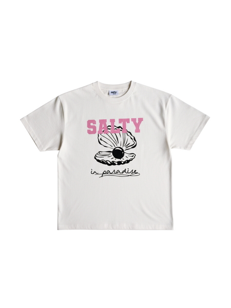 Salty Stitch Salty Pearl tee - Off white