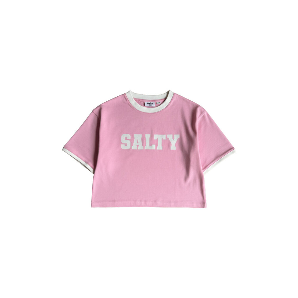 Salty Stitch Salty cropped tee - Pink