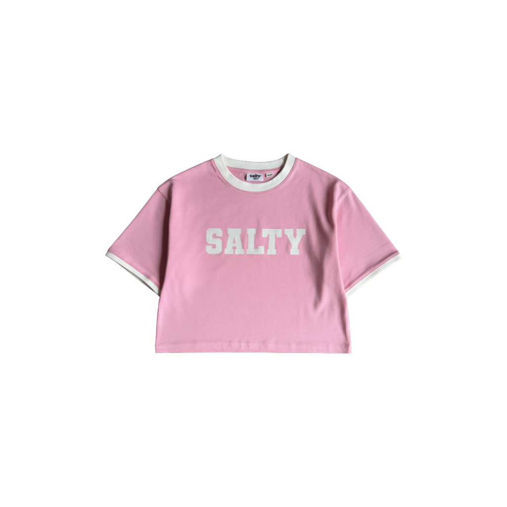 Salty Stitch Salty cropped tee - Pink