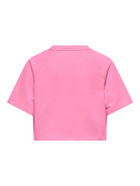 KIDS ONLY KOGCORA S/S PRINT O-NECK UB CS SWT 15354273 Begonia Pink Raval