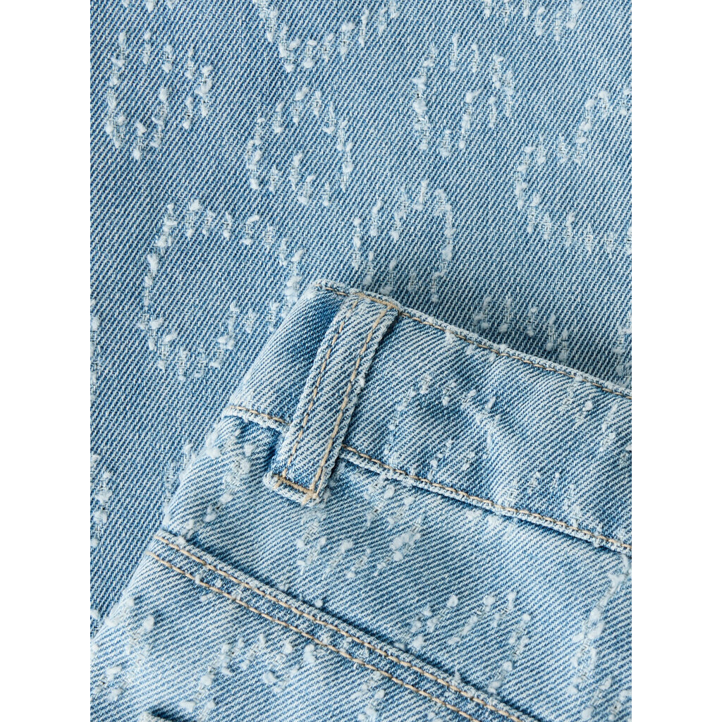 name it NMFROSE WIDE JEANS 13252229 Light Blue DESTROY HEARTS