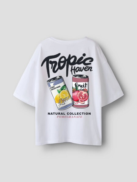 name it NKFHAIMA SS RLX TOP BOX 13255449 Bright White Tropic Haven