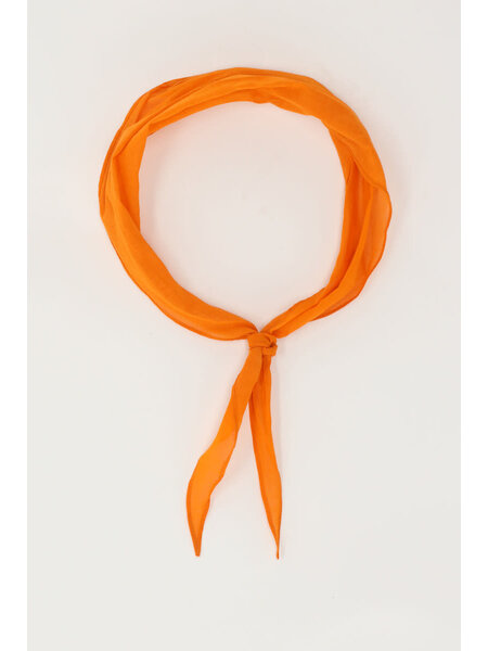 Oranje basic kleine sjaal MJ16154