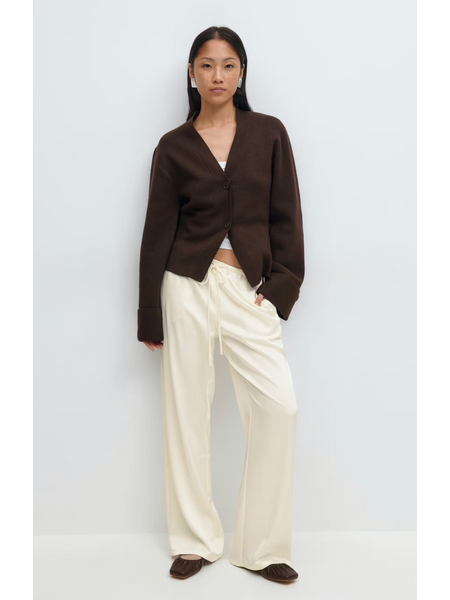 Gina Tricot Drawstring satin trousers 26676 Creme (1263)