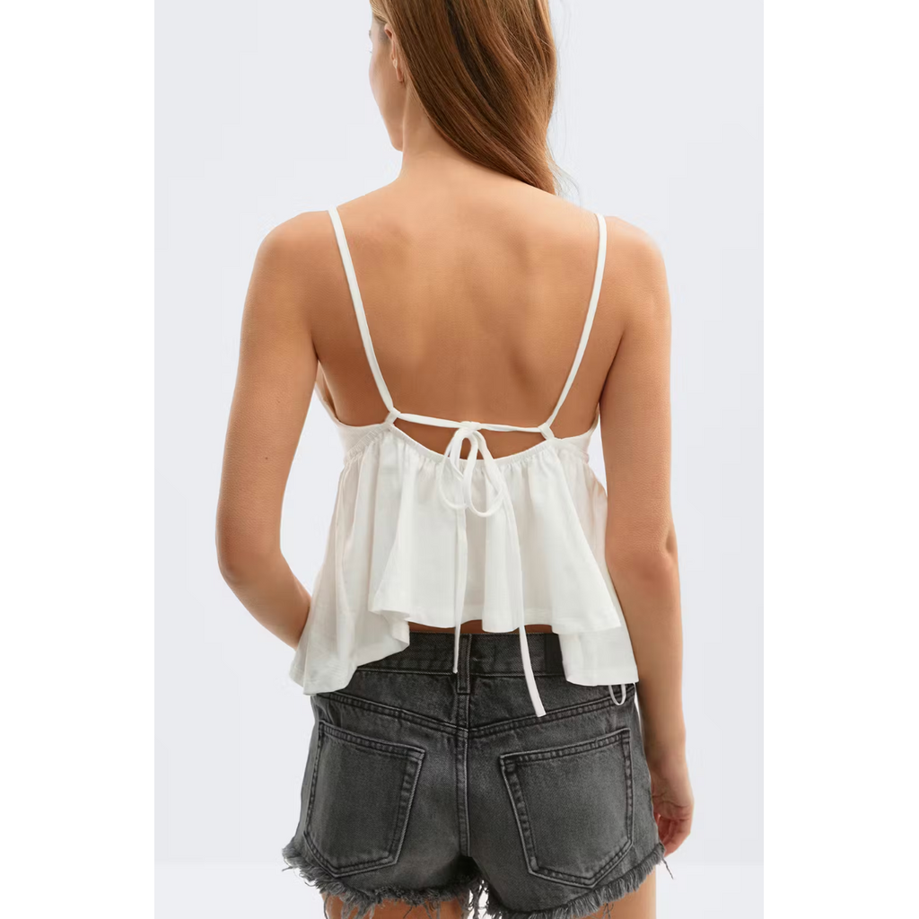 Gina Tricot Studs singlet 27369 Offwhite
