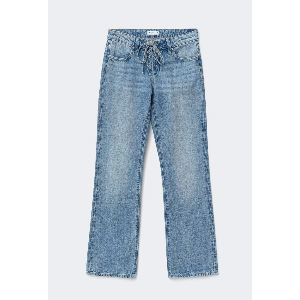 Gina Tricot Lacing jeans 28110 Blue