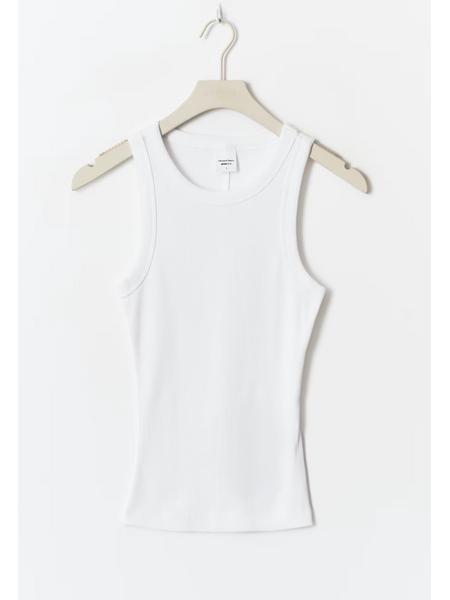 Gina Tricot Basic rib tank 27289 White