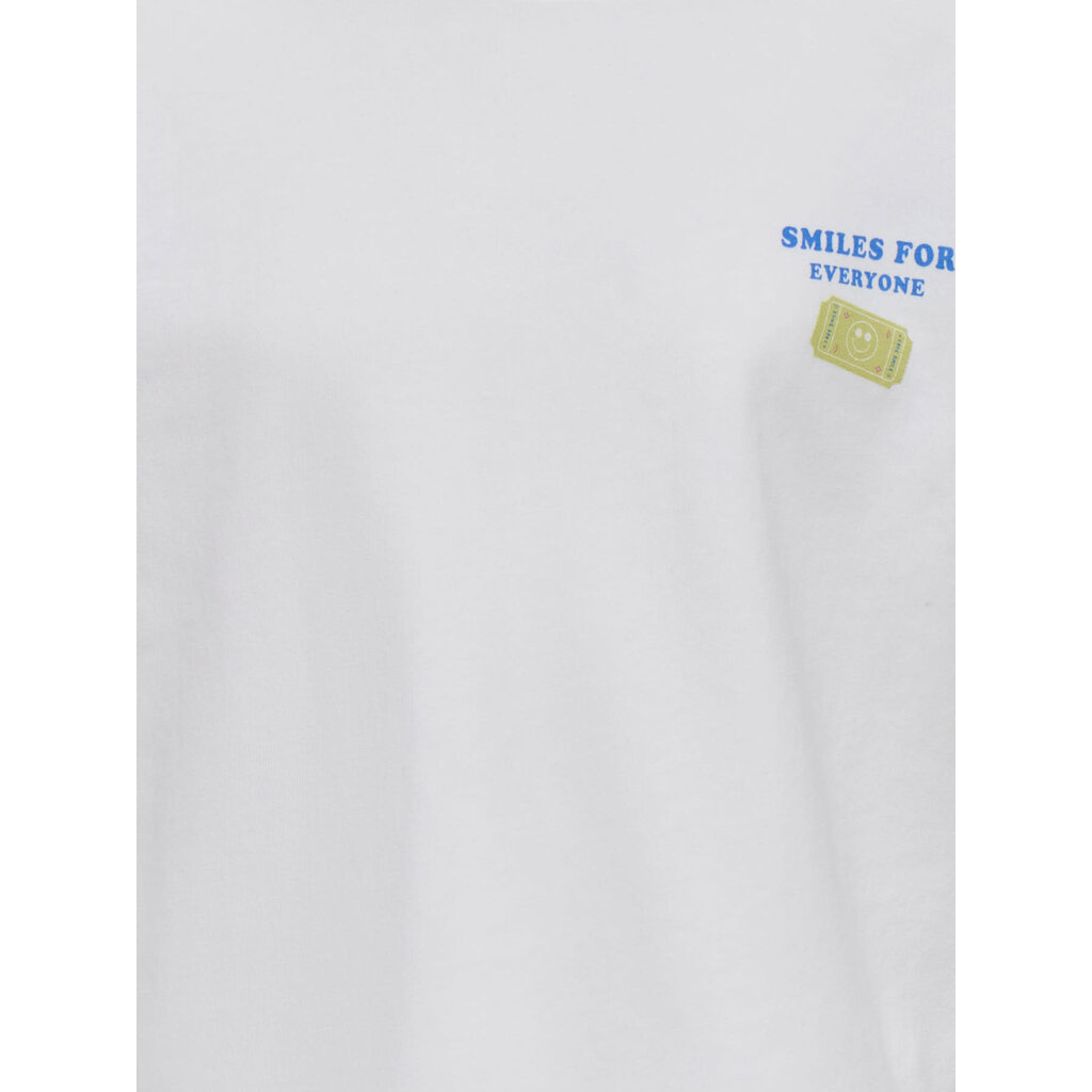KIDS ONLY KOGJOY LIFE SS PRINTED CREW SWT 15374907 Cloud Dancer Smiley