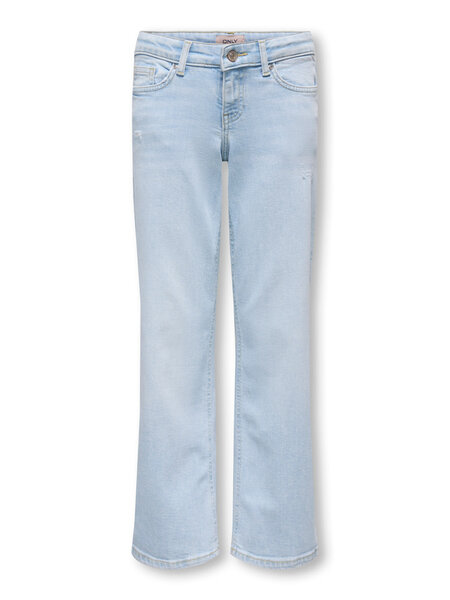 KIDS ONLY KOGJULLES LOW WAIST WIDE LEG DNM 15382566 Light Blue Bleached DESTROYS
