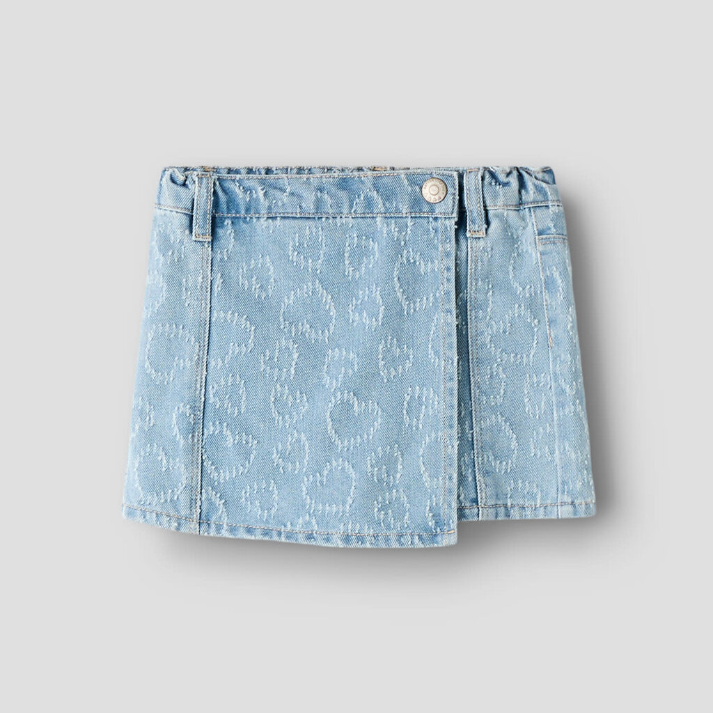 name it NMFHOPE DNM HEART SKORT 2015-DS H 13254120 Light Blue Denim DESTROY HEARTS