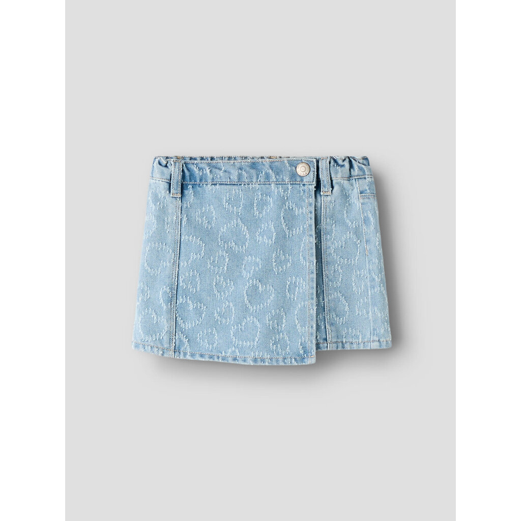 name it NMFHOPE DNM HEART SKORT 2015-DS H 13254120 Light Blue Denim DESTROY HEARTS