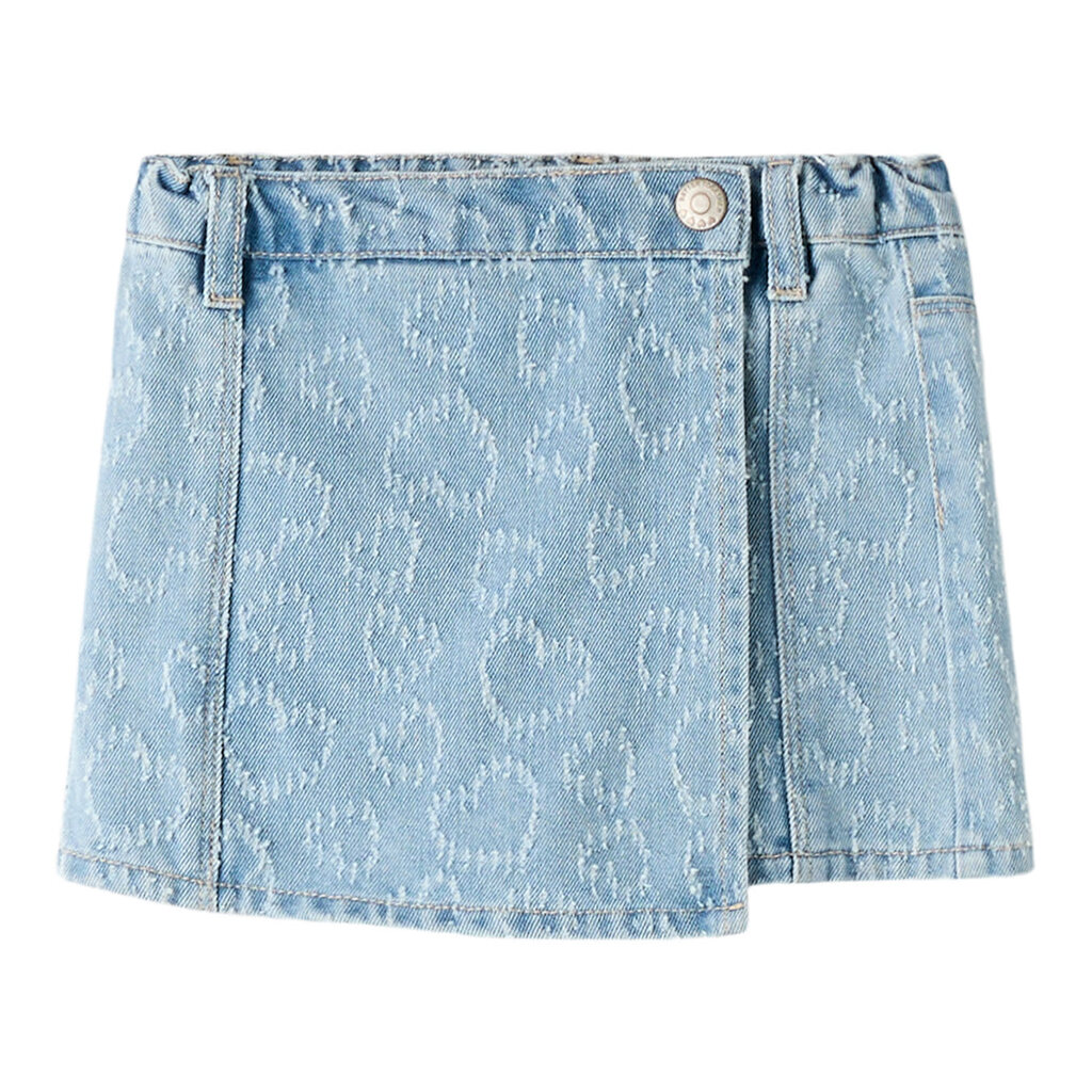 name it NMFHOPE DNM HEART SKORT 2015-DS H 13254120 Light Blue Denim DESTROY HEARTS