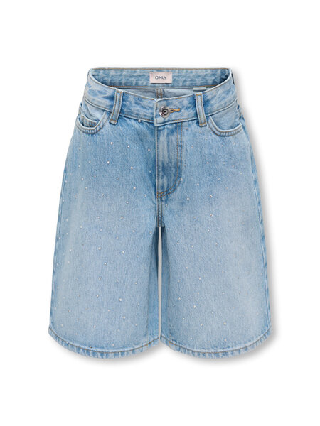 KIDS ONLY KOGSONNY HW WIDE RHINST DNM SHORTS AZG 15372364 Medium Blue RHINESTONES