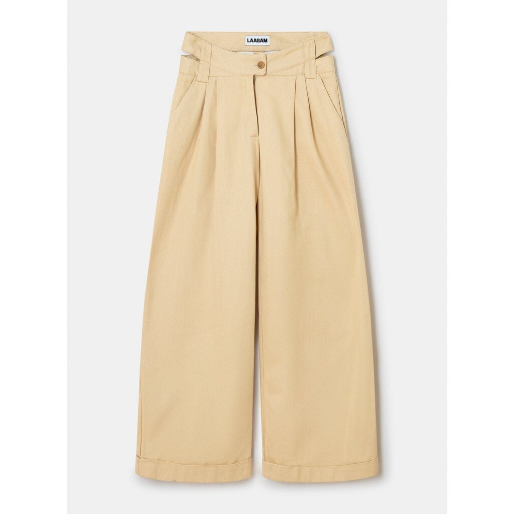 LAAGAM SMITH BEIGE SERGE PANTS PSS25004